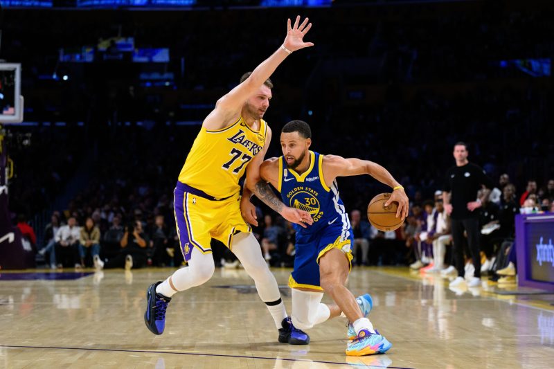 Warriors down Lakers in opener despite Doncic’s near triple-double Warriors down Lakers in opener despite Doncic’s near triple-double
