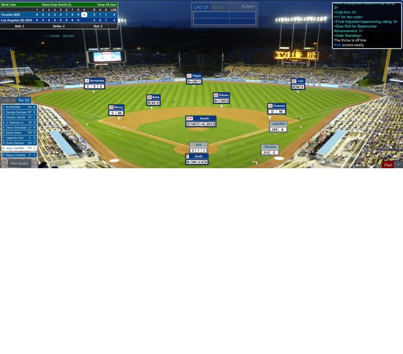 Simulated World Series Game 3 comes down to a play at the plate Simulated World Series Game 3 comes down to a play at the plate