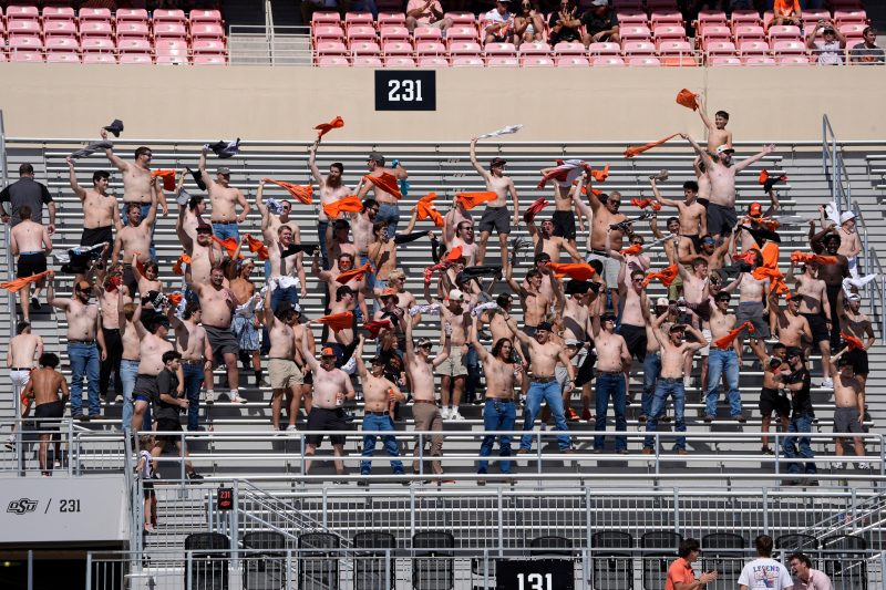 How a bet started a college football trend of shirtless fans How a bet started a college football trend of shirtless fans